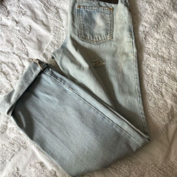 Ladies Dolce & Gabbana Denim Jeans Original Distressed Light Blue Vintage As New - Picture 8 of 16